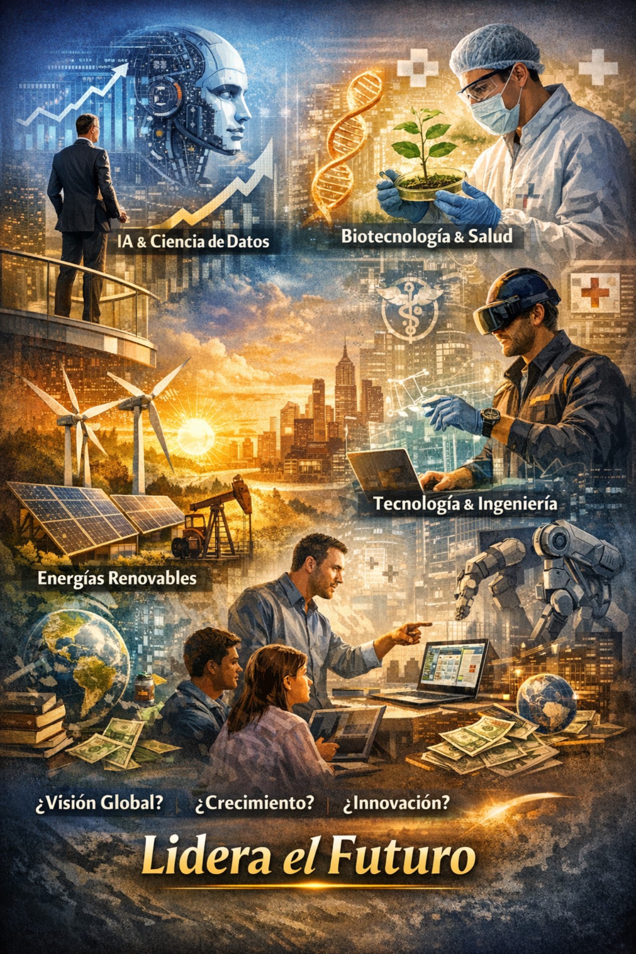 Las carreras que dominarán el mundo: guía estratégica para construir tu futuro profesional en 2026.