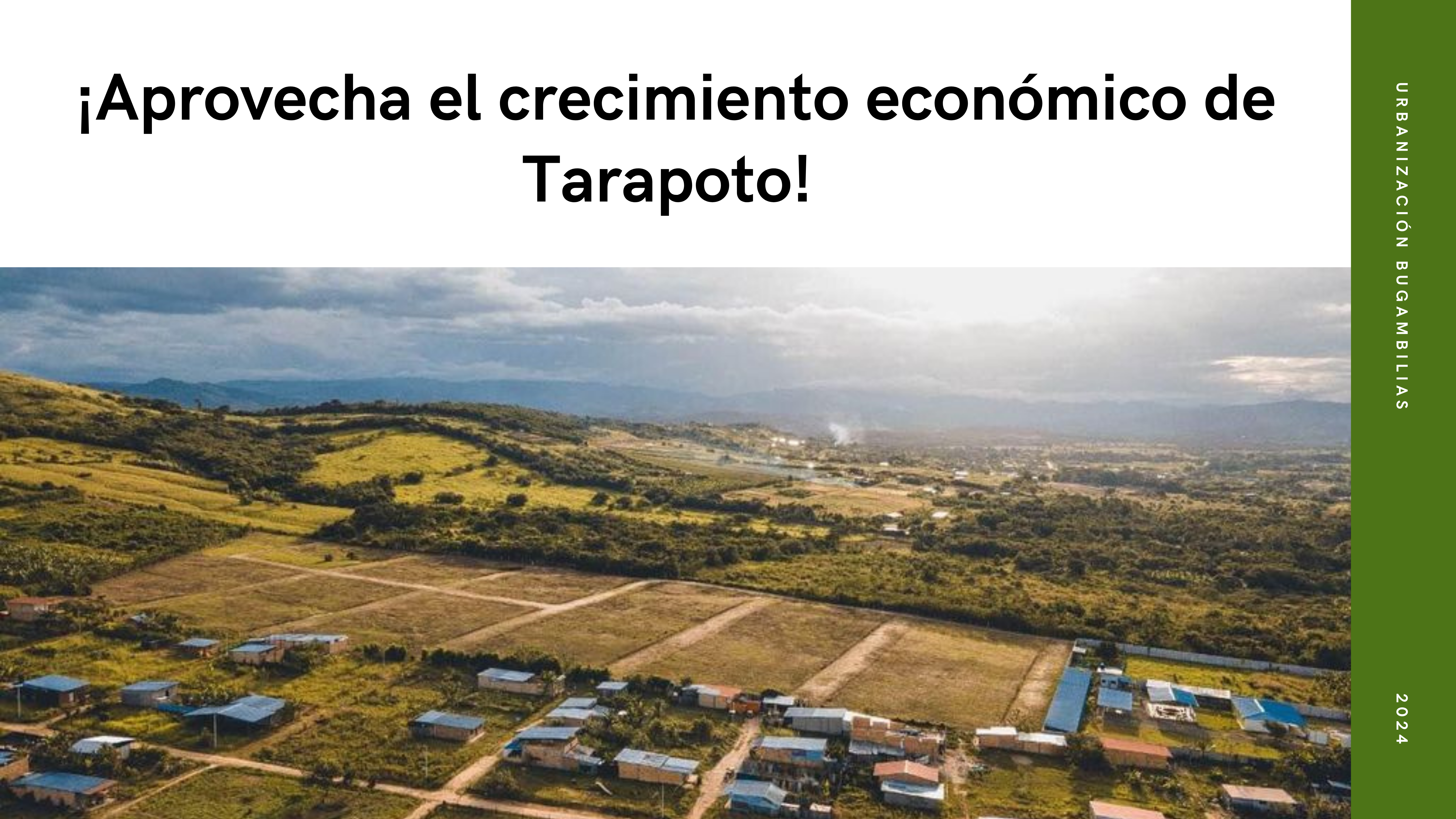 Lotes Urbanos en Urb. Bugambilias Tarapoto Con vista panoramica